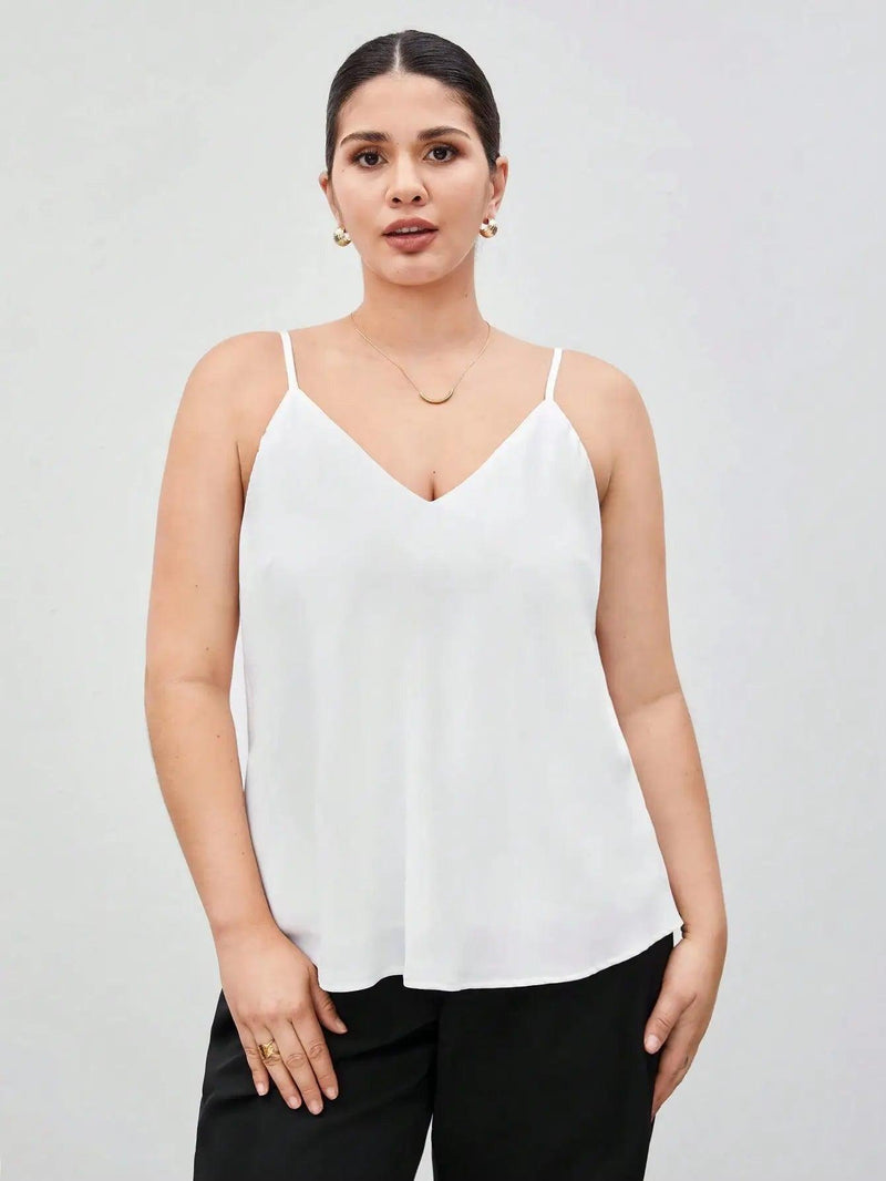 Blusa Regata Casual Plus Size - tassinitassinitassiniBlusa Regata BrancoGBlusa Regata Casual Plus Size - tassini