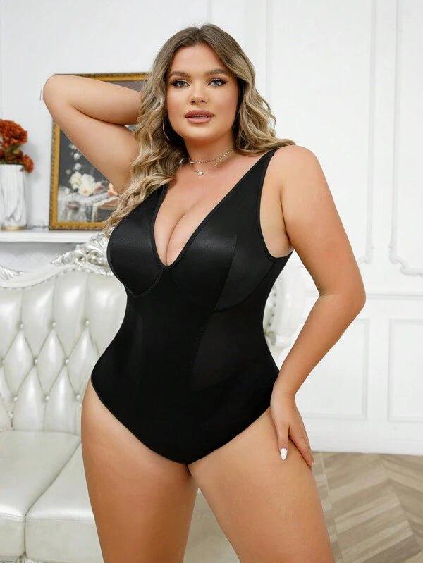 Body Modelador Feminino Plus Size - tassiniSKU_1713457469503_338tassinitassini1713457469503/383Body Modelador Feminino PretoG1shorts modeladores, cinta short alta compressão, cinta modeladora plus size, cinta modeladora femina, cinta modeladora, calça modeladora, calcinha redutora, calcinha modeladora plus size, bermuda modeladora,