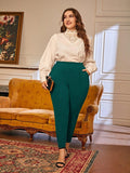 Calça Social com Bolso Feminina Plus Size - tassiniSKU_1713756038903_459tassinitassini(A085)1713756038903/105Calça Social com Bolso Feminina Verde MilitarGCalça Social com Bolso Feminina Plus Size