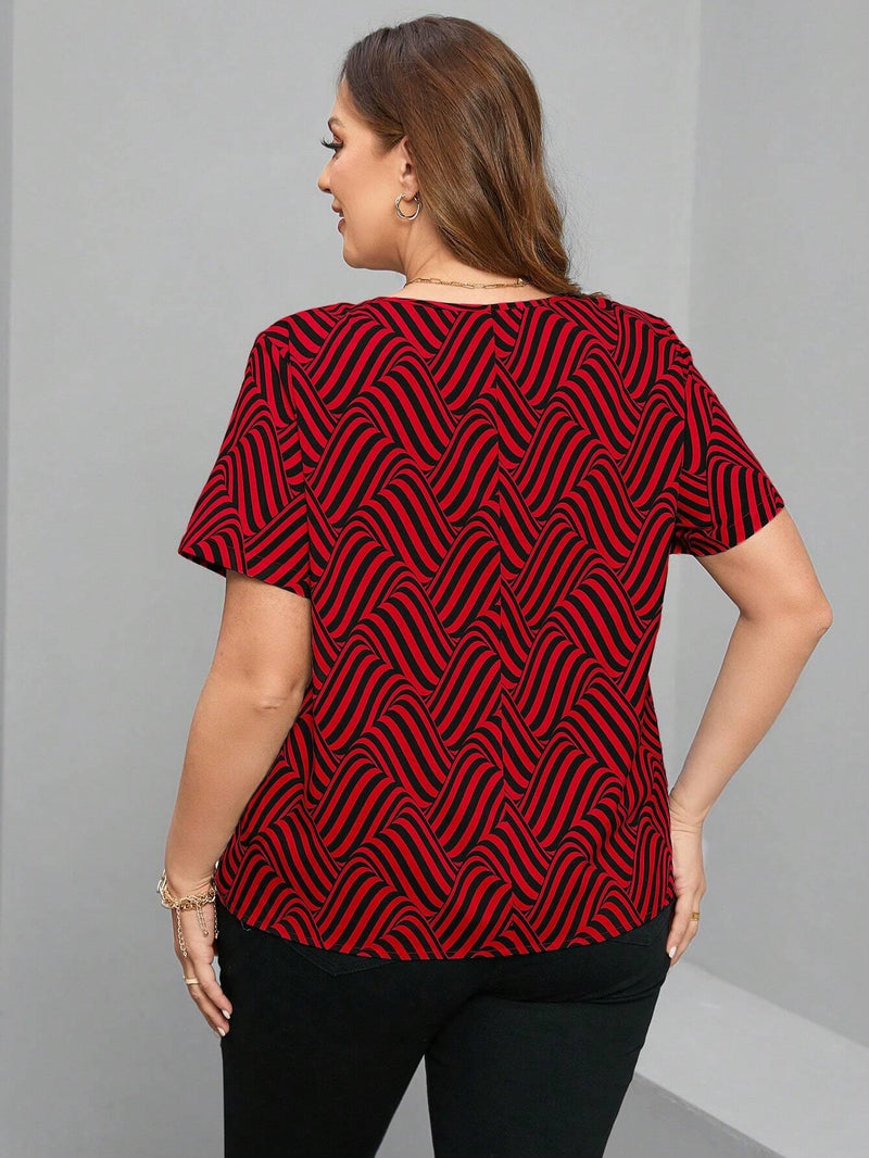 Camisas De Manga Curta Com Lapela Plus Size - tassiniSKU_1713794743662_9tassinitassini(A020)1713794743662/542Camisas De Manga Curta VermelhoGcamisa feminina, blusas plus size feminina, blusas plus size, blusas femininas, blusa social feminina, blusa feminina plus size, blusa branca feminina,